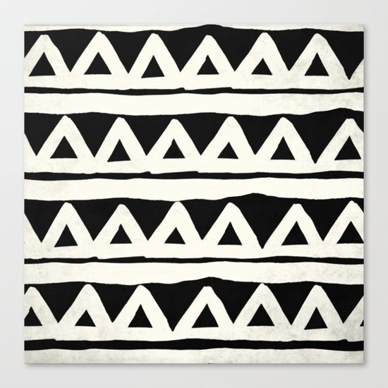 Tribal Chevron Stripes Canvas Print