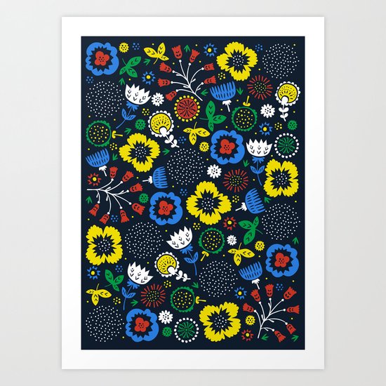 Blooming Wild Art Print