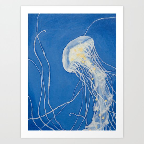 Atlantic Sea Nettle Art Print
