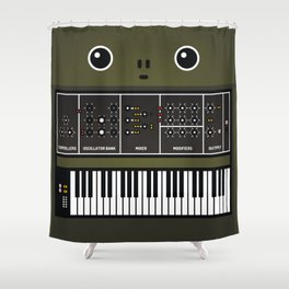 synthesizer Shower Curtain