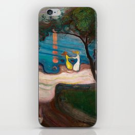 Dancing on a Shore, 1900 by Edvard Munch iPhone Skin