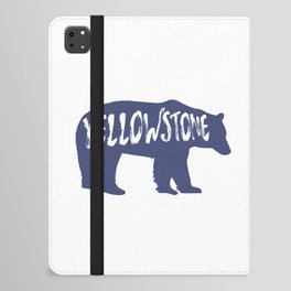 Yellowstone National Park Bear iPad Folio Case