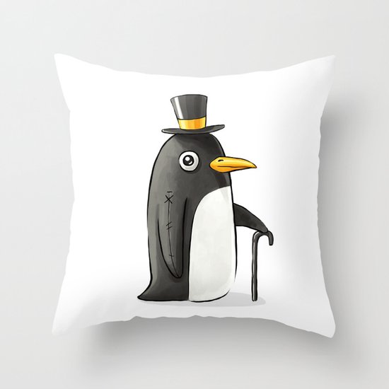 Penguin Throw Pillow