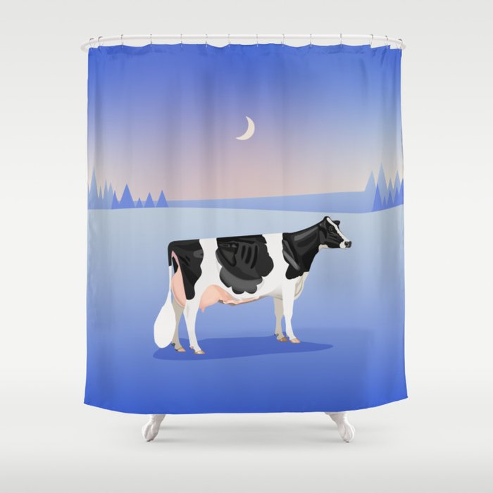 Holstein // Winter Shower Curtain