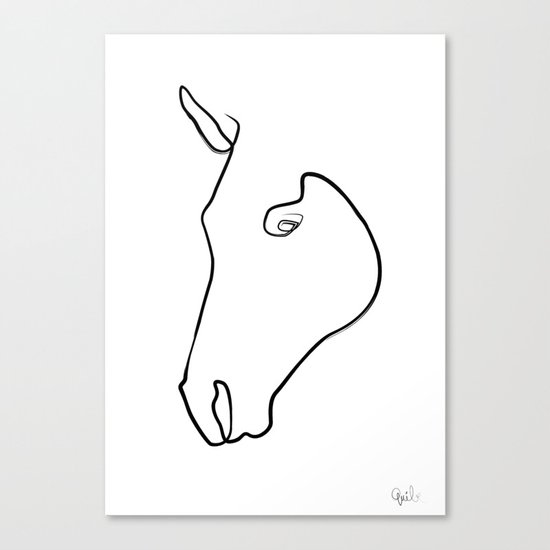 Horse 2204 Canvas Print