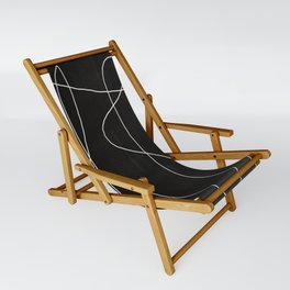 White Line Flow Sling Chair