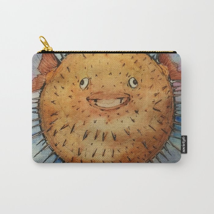 Pete the Pufferfish Carry-All Pouch
