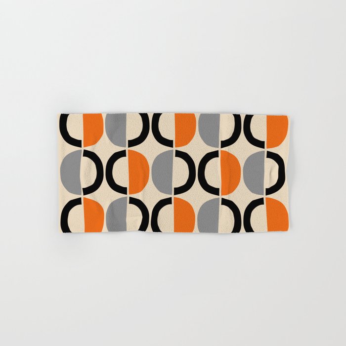 Orange and deals grey towels