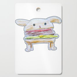 burger dog Cutting Board