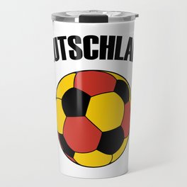 Deutschland Football - Germany Soccer Ball Travel Mug