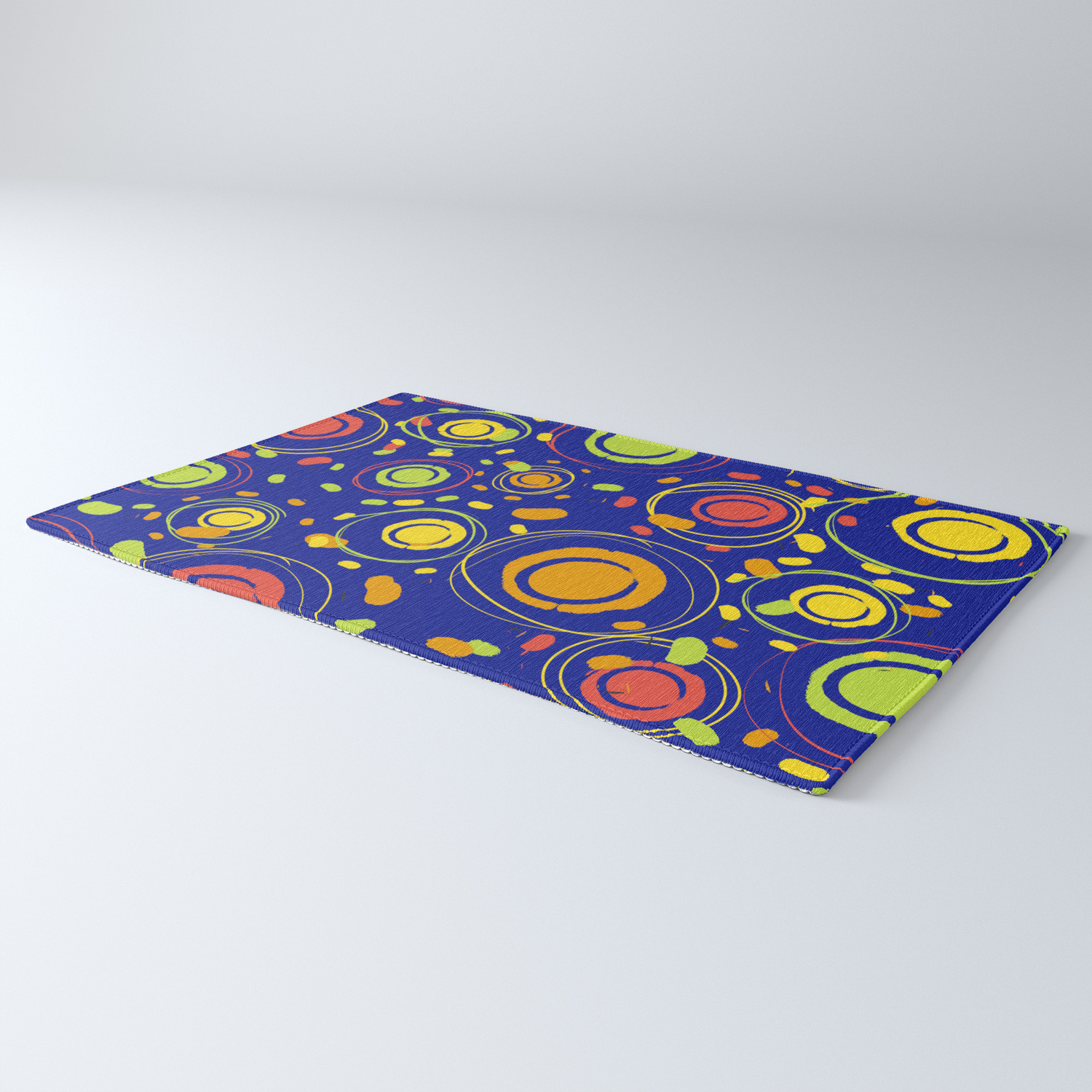Patio Lanterns Navy Rug By Spikeillustration Society6