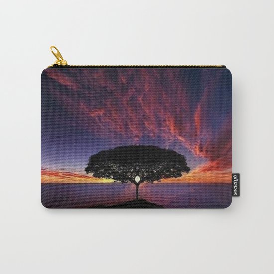 purple clouds Carry-All Pouch
