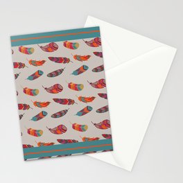 Fall Feathers Stationery Cards