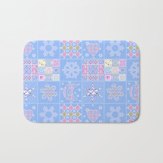 Merry Christmas . New year. Bath Mat
