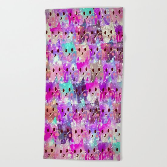 lovely cats-3 Beach Towel