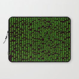 Fitter Happier More Productive Laptop Sleeve