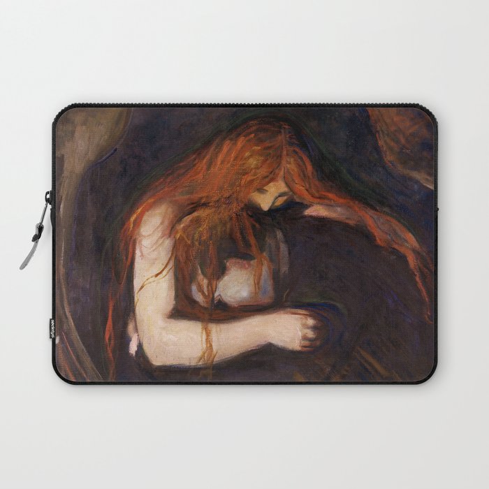 Vampire by Edvard Munch Laptop Sleeve