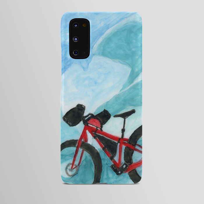 Glacier Bike Android Case