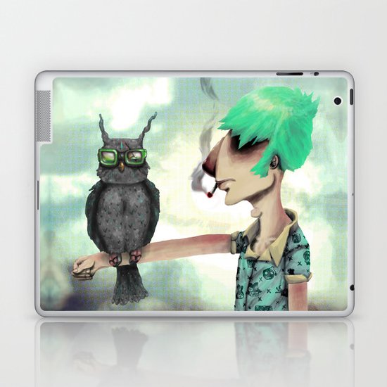 Punk N' A Bird Laptop & iPad Skin