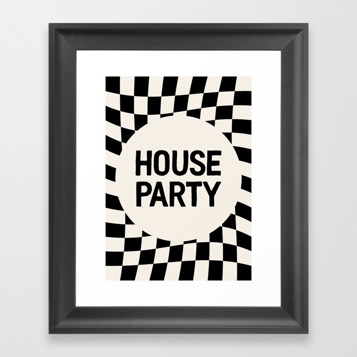 House Party Framed Art Print