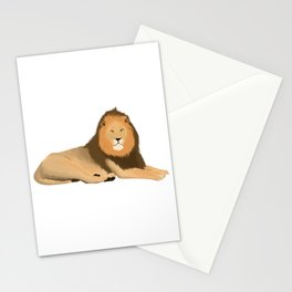 Lion Stationery Card