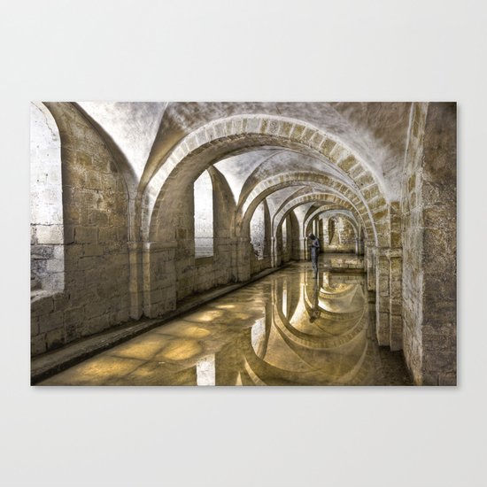 Winchester Cathedral Crypt Canvas Print