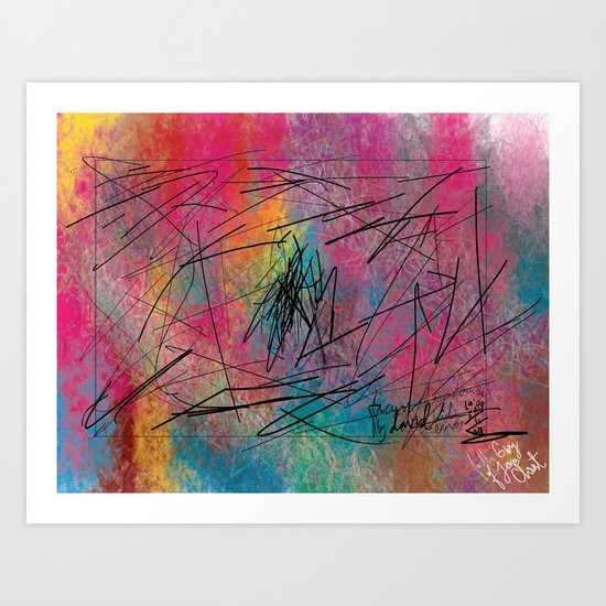 Facing Randomness. Art Print