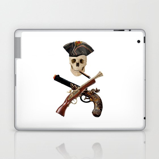 pirate icon and death Laptop & iPad Skin