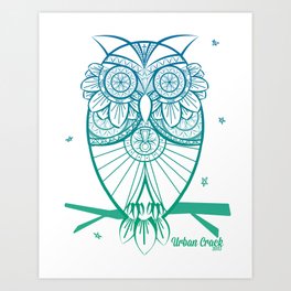 Design Owl Art Print | Animal, Illustration, Graphic Design 