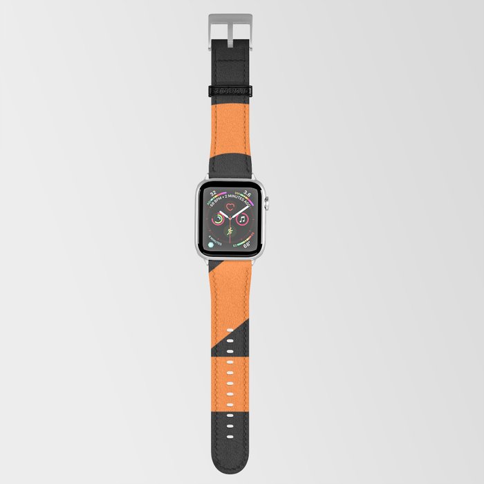 Number 2 (Orange & Black) Apple Watch Band