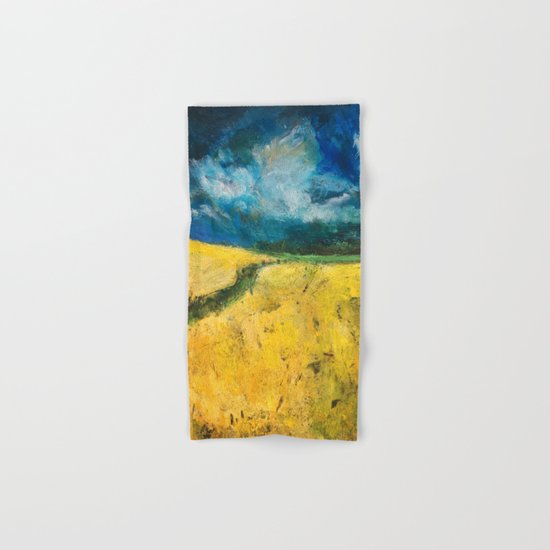 Yellow Fields Hand & Bath Towel