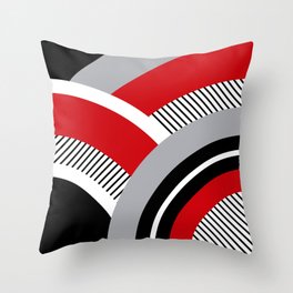 Colorful geometry 12 Throw Pillow