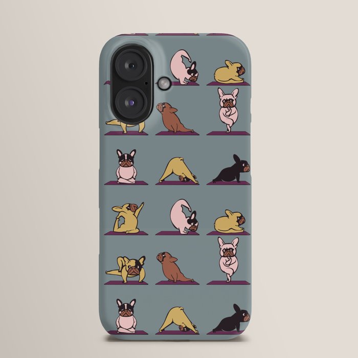 Society6 ケース Frenchie Yoga by Huebucket Frenchie Yoga Yoga Mat by Huebucket | Society6