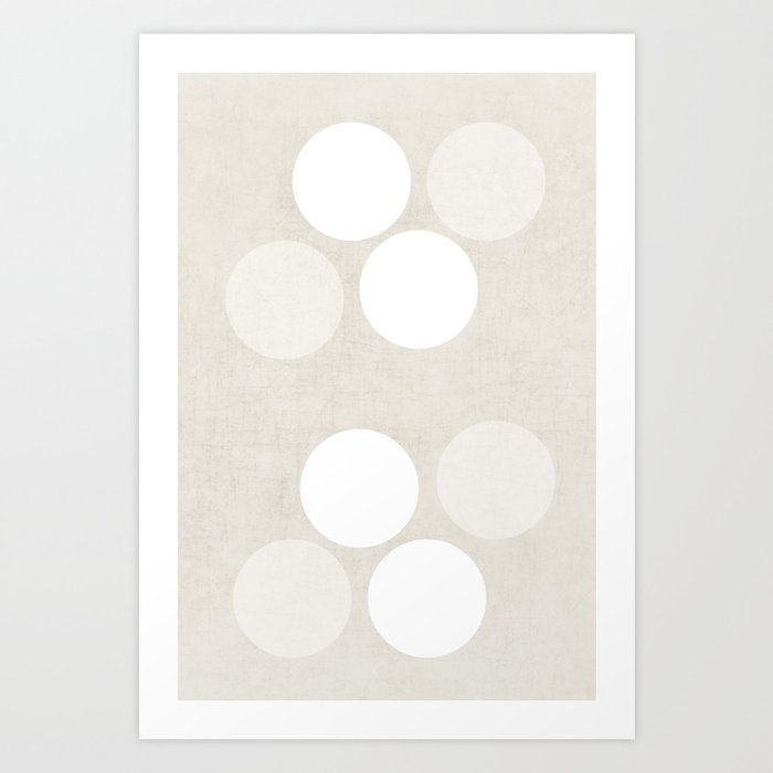 eight circles Art Print
