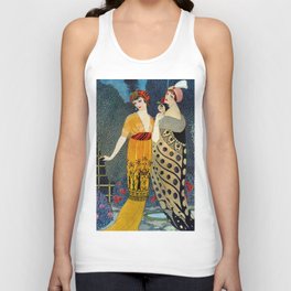 Les Modes, Art Deco Women in Poiret Evening Wear Roaring Twenties portrait painting - George Barbier Tank Top