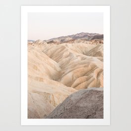 Zabriskie Point In Death Valley National Park Photo | Landscape Art Print | USA Travel Photography Art Print
