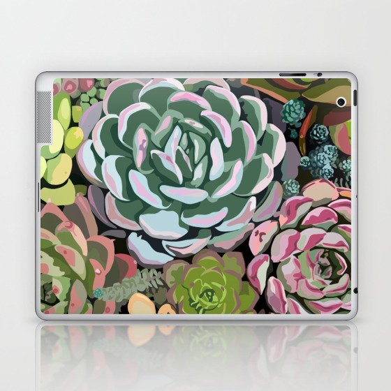 Succulent Garden Laptop & iPad Skin