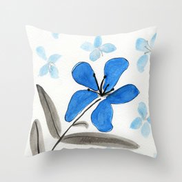 Happiness Flower Throw Pillow