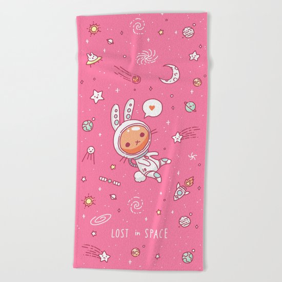Lost in Space Beach Towel
