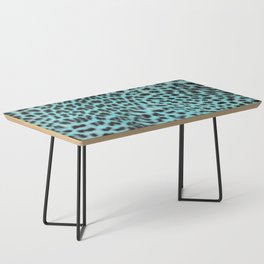 Turquoise leopard print Coffee Table