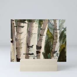Birch Trees Mini Art Print