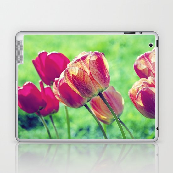 Lighted Tulips Laptop & iPad Skin