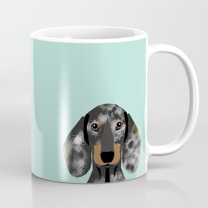 Doxie Dachshund merle dapple dog cute must have dog accessories dog gifts cute doxies dachshunds des Coffee Mug