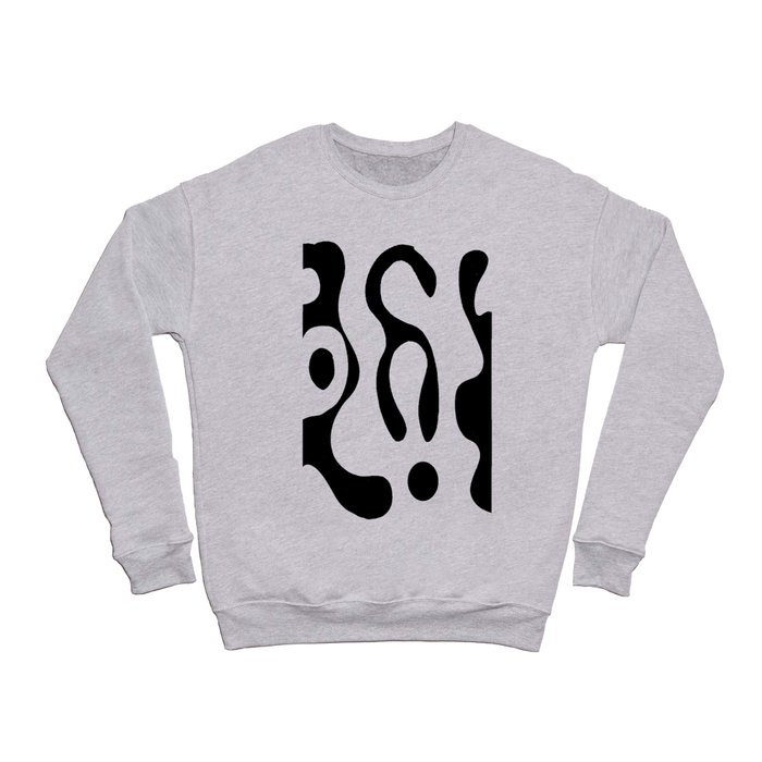 Abstraction in the style of Matisse 22- black and white Crewneck Sweatshirt