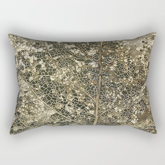 Old gold Rectangular Pillow