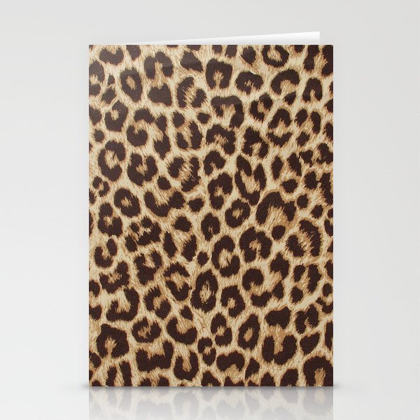 Leopard Print Stationery Cards