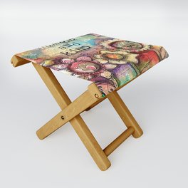 Be Humble and Kind Folding Stool