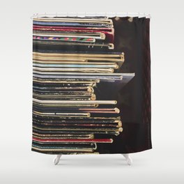 Antique Records Shower Curtain