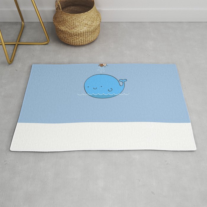 The Whale and the Snail Rug