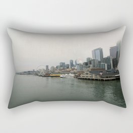 Skyline, Seattle, Washington Rectangular Pillow